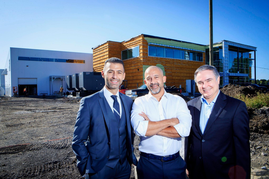 Davide Zaffino, Brian Stevenson et François Limoges sont à la tête de l’entreprise Rose Sciencevie, à Huntingdon.